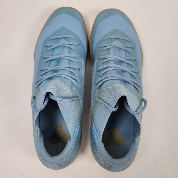 Adidas Nemeziz Messi Tango Men's Blue Indoor Soccer Shoes US Size 10 - Picture 5 of 8